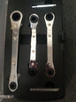 MA-Line MA-RRWBK Reversible Refrigeration Ratchet Wrench Bit Kit