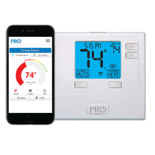Pro1IAQ T701i WiFi 1H/1C NonProgrammable Thermostat