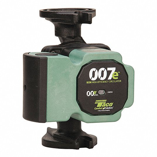 Taco 007E-2F2 ECM High-Efficiency Cast Iron Circulator w/ IFC, Standard Flange
