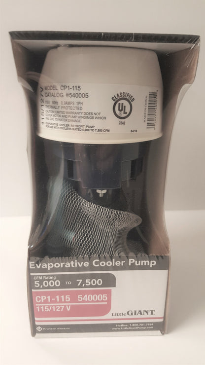 Little Giant 540005 CP1-115 Evaporative Cooler Pump 115/127V