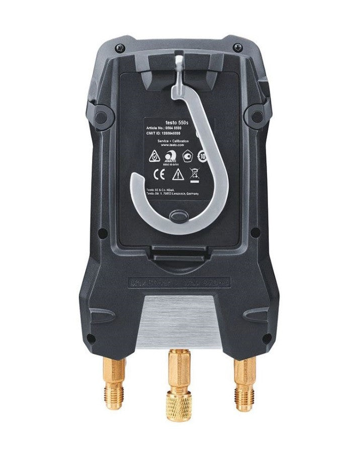 Testo 550s Smart Digital Manifold with Wireless Temp Probes and Case