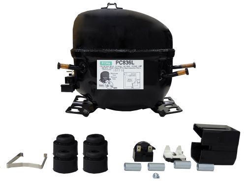 SPC836L Refrigeration Compressor 1/4 HP 836 BTU R134A
