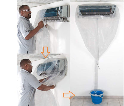 Nu Calgon 4150-02 Clean Guard XL Professional Mini-Split Maintenance Bag units 18,000 to 36,000 BTU