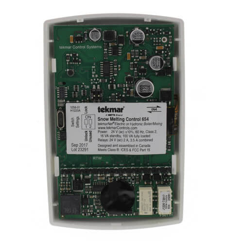 Tekmar 654 Snow Detector & Melting Control - Two Zone, Two-Stage Boiler & Mixing