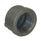 Cap 1/2 Imp Black Pipe Fitting