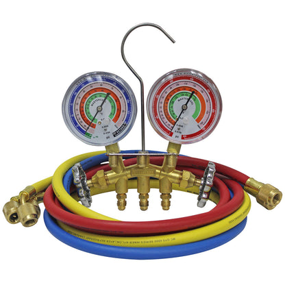 Mastercool 59161 Charging Manifold w/hoses R22 R404A R410A