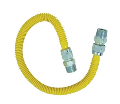 Stainless Steel Flex Connector 1/2 ID x 12 Flexible Gas Conn
