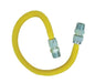 Stainless Steel Flex Connector 1/2 ID x 12 Flexible Gas Conn