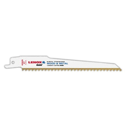 Lenox 21060-656G 6 TPI Titanium Demo Recip Blades 5 Pk