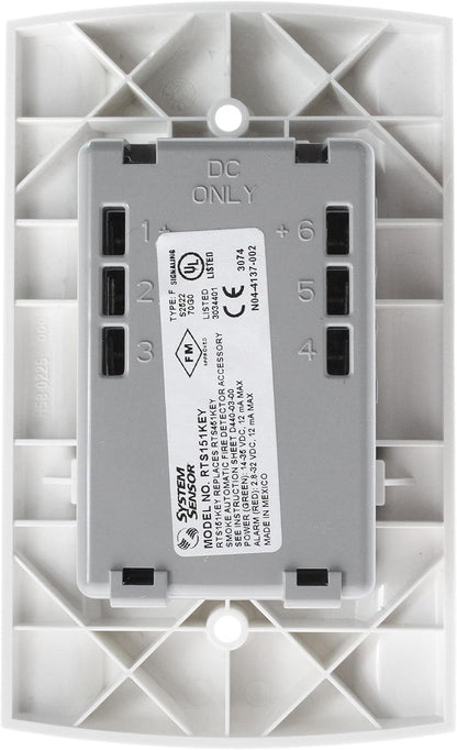 SYSTEM SENSOR RTS151KEY REMOTE TEST STATION ACCESSORY