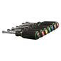 Hilmor 1839065 Set of 7 Magnetic Nut Drivers 3" Shaft