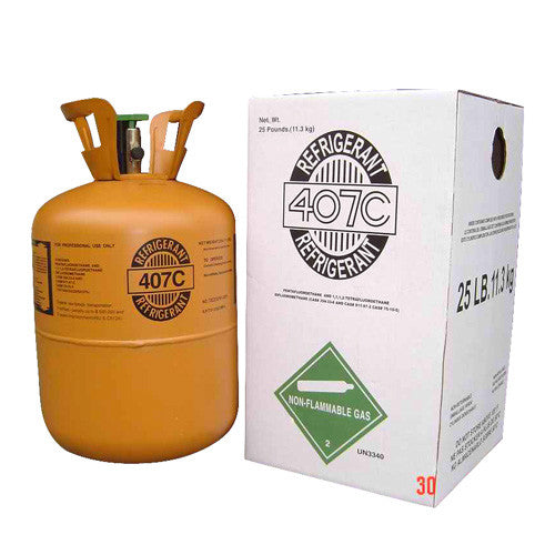 R-407C R407C R407 Refrigerant 25lb Cylinder
