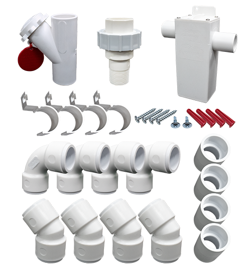 Supco CL100 Universal Residential Condensate Drain Line Kit