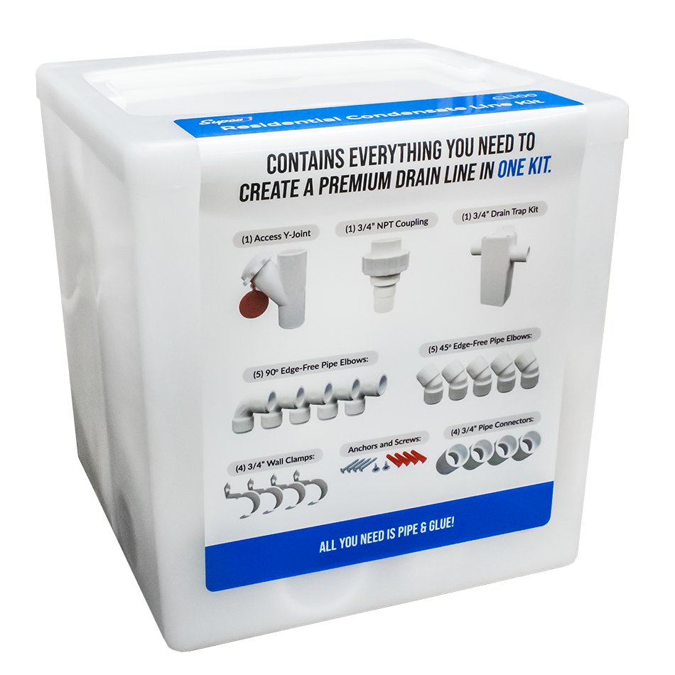Supco CL100 Universal Residential Condensate Drain Line Kit