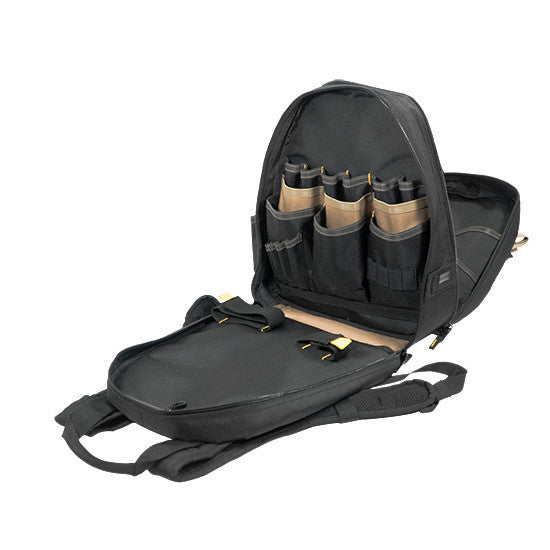 Custom Leather Craft CLC 1134 HVAC Backpack - 44 Pockets