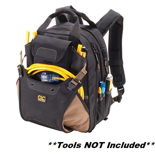 Custom Leather Craft CLC 1134 HVAC Backpack - 44 Pockets