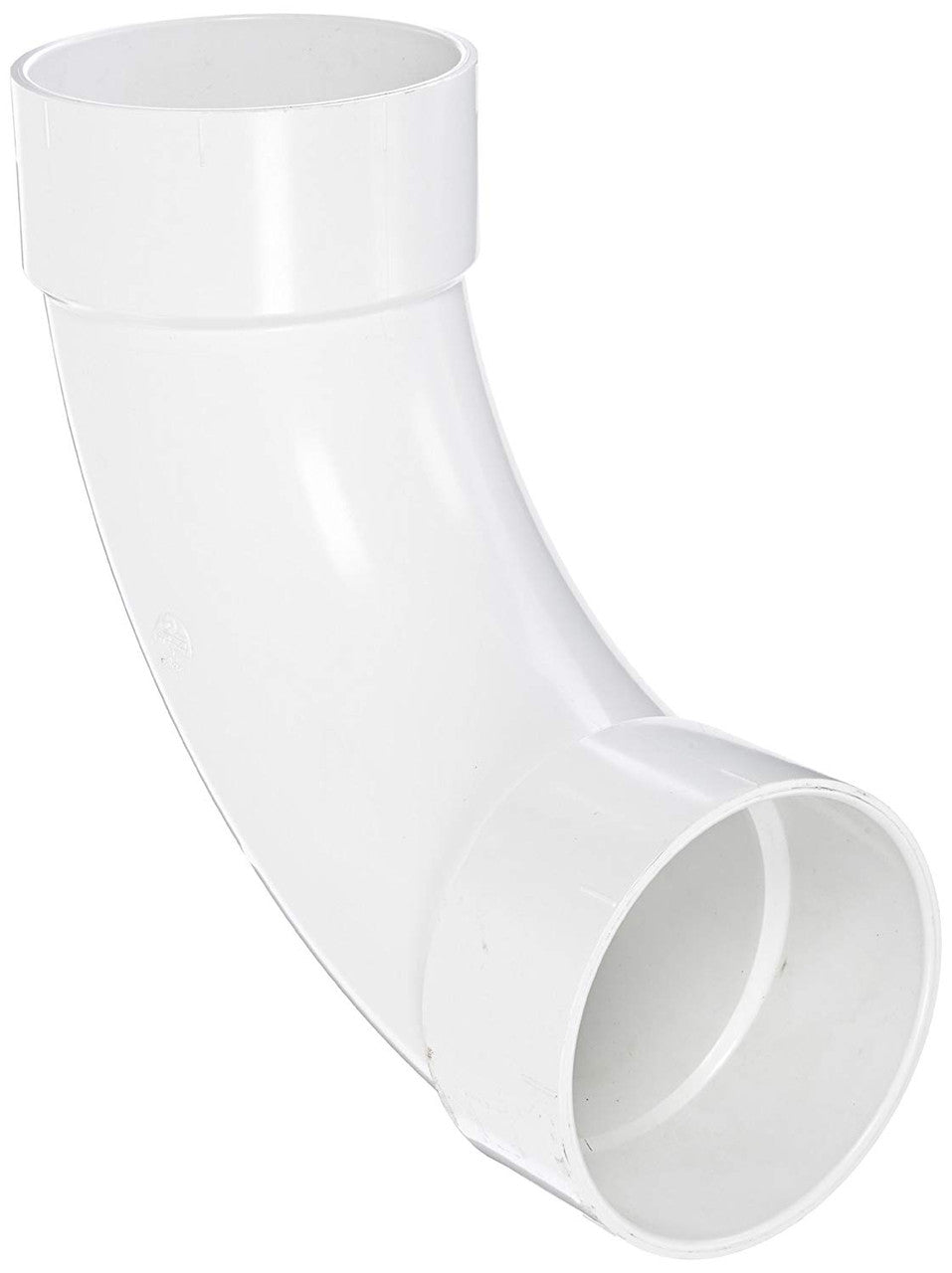 2 PVC DWV Hub x Hub 90 Elbow Long Sweep 1/4 Bend