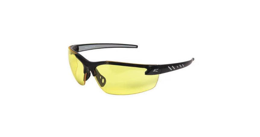 Edge DZ112VS-G2 Zorge Half-Frame Yellows Lens Safety Glasses