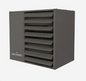 HeatStar 250K Natural Gas Dark Gray Unit Heater.