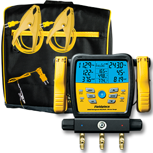 Fieldpiece SM380V 3-Port Digital Manifold with Micron Gauge