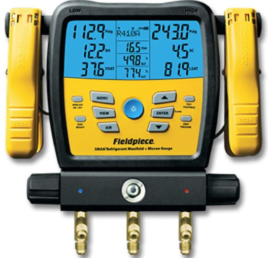 Fieldpiece SM380V 3-Port Digital Manifold with Micron Gauge