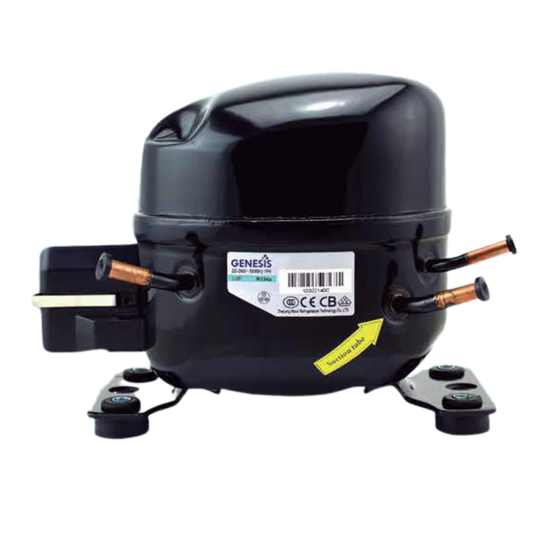 GENESIS-SC66-1 RERIGERATION COMPRESOR 1/4 R134A LBP 115V/1/60HZ