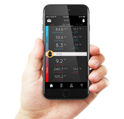 UEI HUB8 Smart Refrigerant Probes Deluxe Kit