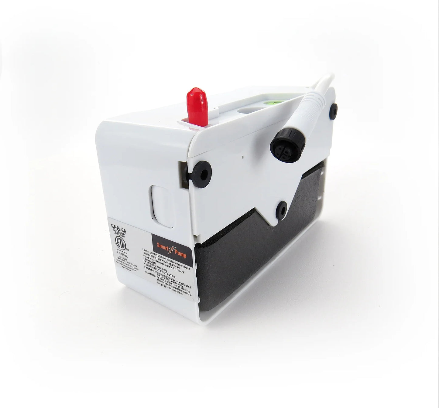 Smart Electric SPB-66 Condensate Pump for Mini Split Units, 3.3ft Lift, 10.6 Gal/H, External Mount, 110v-240V