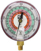 JB Industries M2-825 3-1/8" High Side Glow-in-the-dark Gauge