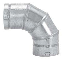 Selkirk 4RVEL-90 4" B-Vent Round Adjustable 90 Degree Elbow