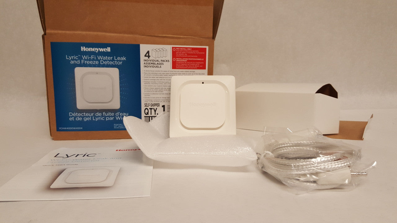 Honeywell Lyric YCHW4000W4004 WiFi Water Leak Detector 1 PACK