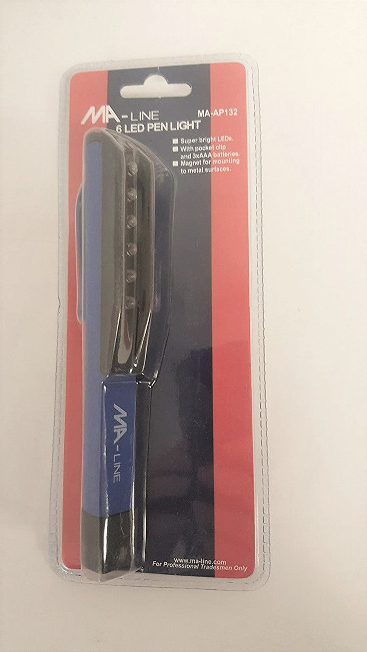 MA-Line MA-AP132 LED Pen Light w/Magnet