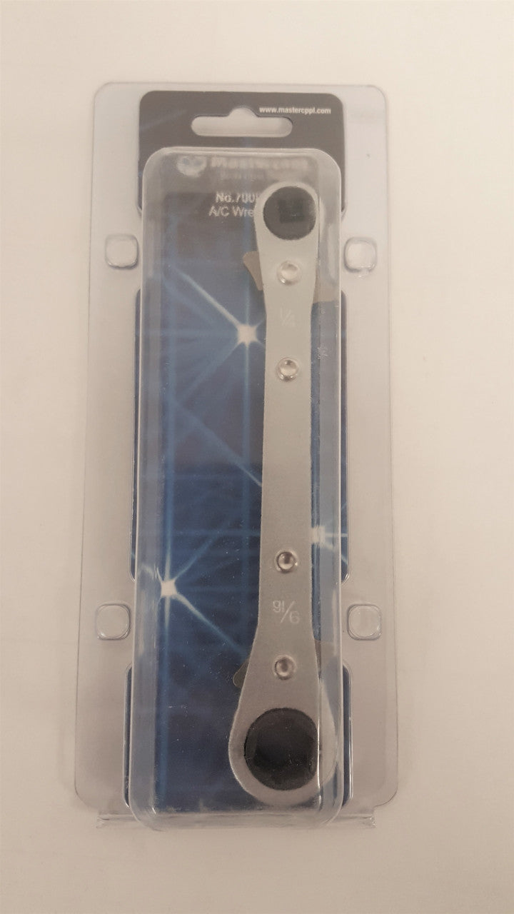 Mastercool 70081 Ratchet Wrench 9/16 1/2? Hex 1/4 3/16? Sq