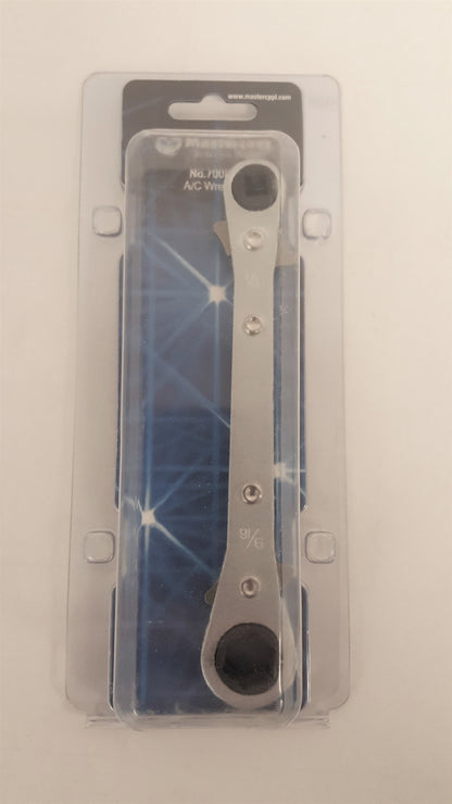 Mastercool 70081 Ratchet Wrench 9/16 1/2? Hex 1/4 3/16? Sq