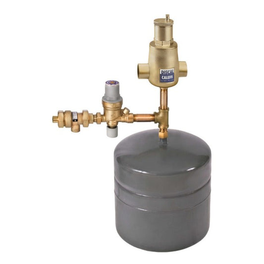 Caleffi NA553376 1-1/4" Press Boiler Trim Kit wi/ ASSE 1012 Backflow Preventer, 4.4 Gal Expansion Tank