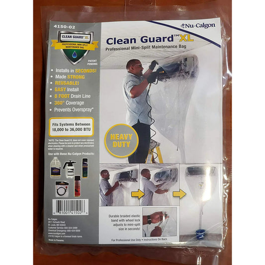 Nu Calgon 4150-02 Clean Guard XL Professional Mini-Split Maintenance Bag units 18,000 to 36,000 BTU