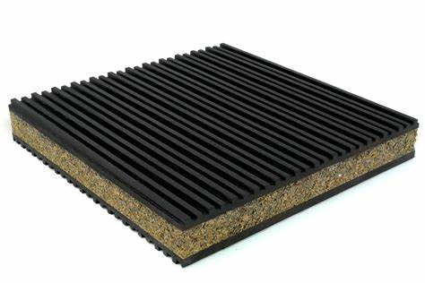 Anti Vibration Pad 6" x 6" x 7/8" Foam/Rubber