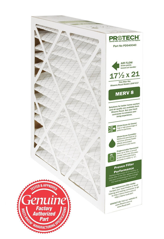Rheem MERV 8 Replacement Filter for [-]XHF-E17
