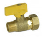 Pro Flex PFGV-PF12M 1/2in MIP x 1/2in CSST Gas Ball Valve