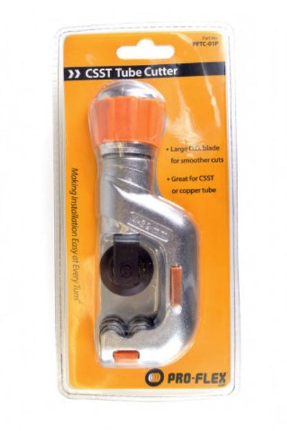 Pro Flex PFTC-01P  CSST Tube Cutter, sizes 1/2in, 3/4in, 1in