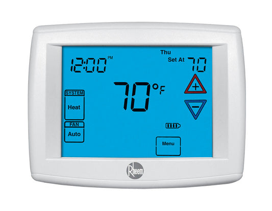 Rheem RHC-TST412MDMS Humidity Control Touchscreen Thermostat