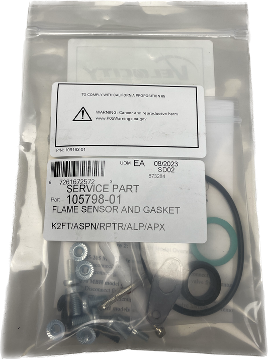 Burnham Velocity Raptor 105798-01 Flame Sensor Kit