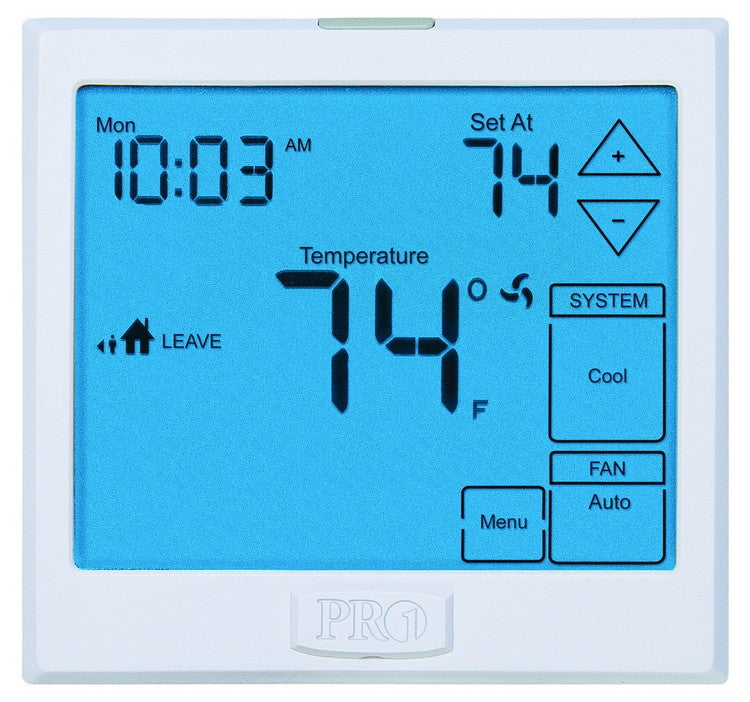 Pro1IAQ T925 3H/2C Heat Pump Touchscreen Thermostat