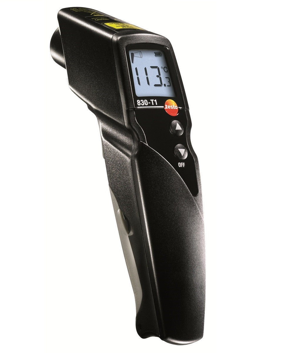 Testo 830-T1 IR Thermometer -10:1 Optics & Laser Point