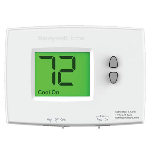Honeywell TH1110E1000 E1 Pro Non-Programable 1H/1C Thermostat
