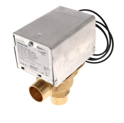 Honeywell V8044A1044 3/4" Sweat Connection 3 Way Zone Valve