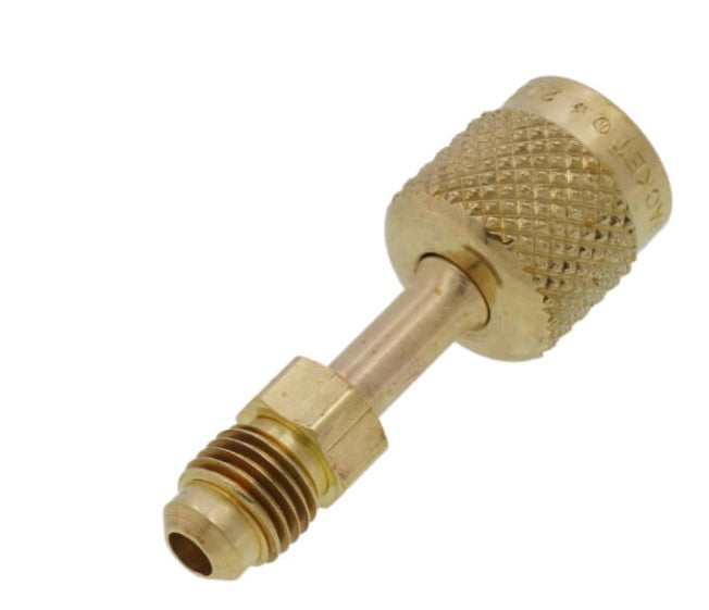 Yellow Jacket Mini Split Quick Coupler, 5/16" QC Straight x 1/4" Male Flare
