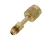 Yellow Jacket Mini Split Quick Coupler, 5/16" QC Straight x 1/4" Male Flare