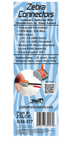 Zebra Instruments ZSLCK Compact Wire Contactors