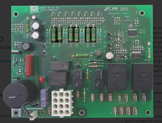 ICM2920 Furnace Control Board Goodman